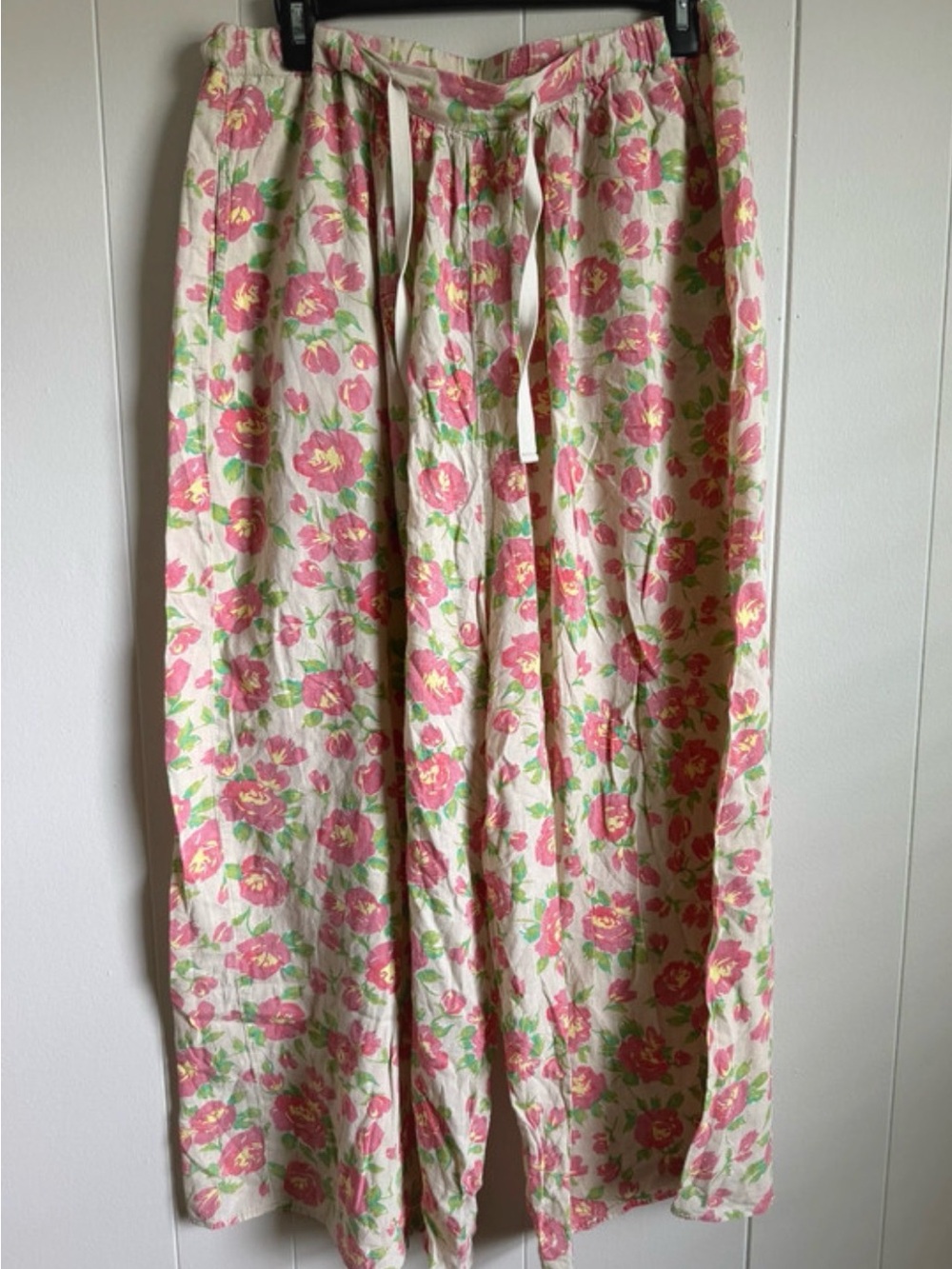 NATURAL LIFE Floral Drawstring with Pink Floral Print